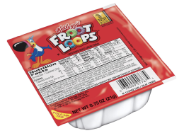 Kellogg's Froot Loops, Breakfast Cereal, Original, .75oz (96 Count)
